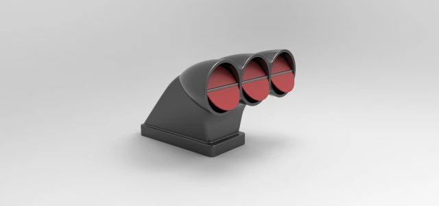 Air intake 3D Model .c4d .max .obj .3ds .fbx .stl .blend 