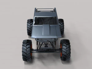 Mud truck 4 3D Model