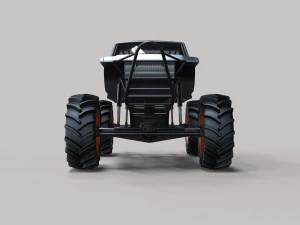 Mud truck 4 3D Model