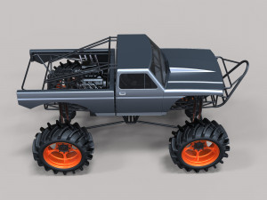 Mud truck 4 Modelo 3D