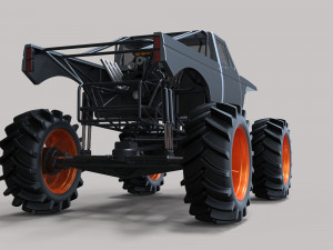 Mud truck 4 Modelo 3D