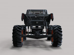 Mud truck 4 3D Model