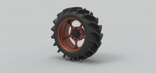 Offroad wheel 27 3D Модель .c4d .max .obj .3ds .fbx .stl .blend 