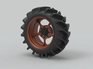 Rueda todoterreno 27 Modelo 3D