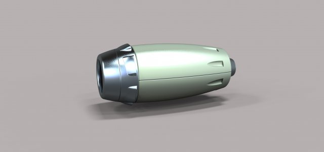Jet engine 4 Modelo 3D .c4d .max .obj .3ds .fbx .stl .blend 