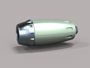 Jet engine 4 3D Модель