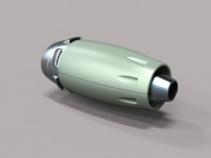 Jet engine 4 Modelo 3D