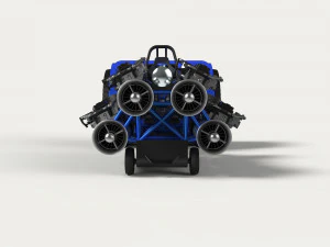 Jet pulling tractor 2 3D Model