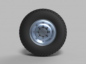 Rear wheel from pulling tractor 2 3D 모델