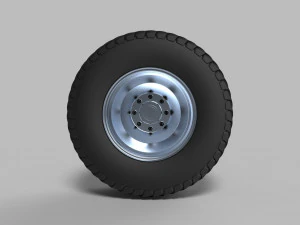 Rear wheel from pulling tractor 2 3D Model
