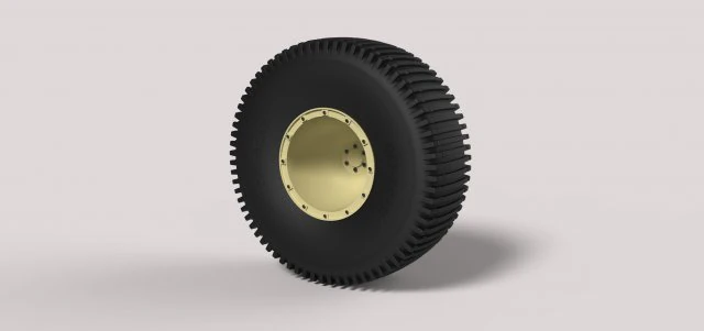 Offroad wheel 28 3D Model .c4d .max .obj .3ds .fbx .stl .blend 