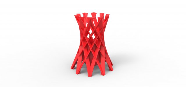 Vase 2 3D Model .c4d .max .obj .3ds .fbx .stl .blend