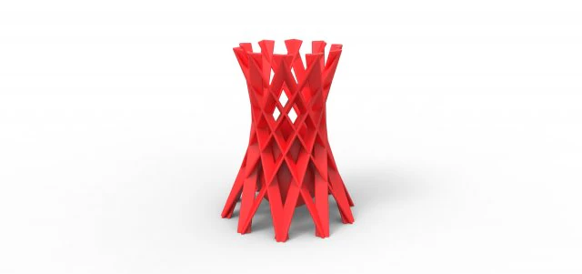 Vase 2 3D Model .c4d .max .obj .3ds .fbx .stl .blend 