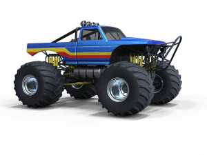 Monster truck 2 3D Model
