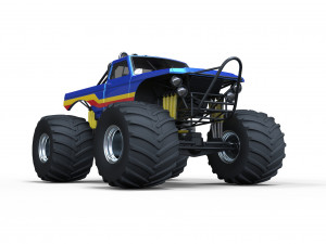 Monster truck 2 Model 3D