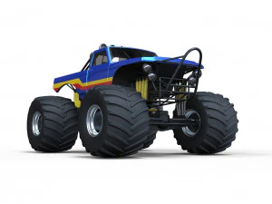 Monster truck 2 3D Model