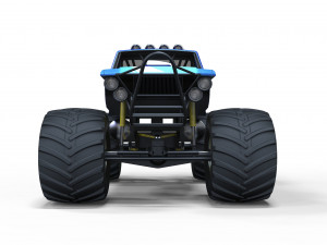 Monster truck 2 Model 3D