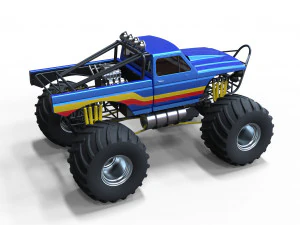 Monster truck 2 3D Model