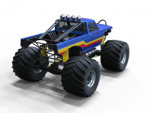 Monster truck 2 3D Model