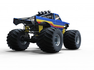 Monster truck 2 Model 3D