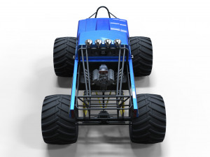 Monster truck 2 Model 3D