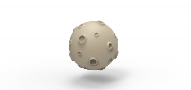 Moon 3D-Modell .c4d .max .obj .3ds .fbx .stl .blend 