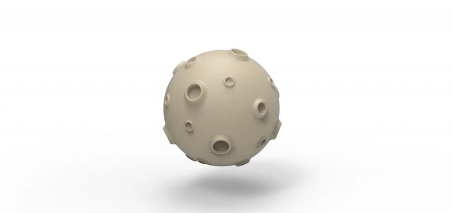 Luna Modelo 3D .c4d .max .obj .3ds .fbx .stl .blend 