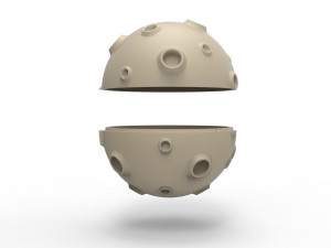 Moon 3D-Modell