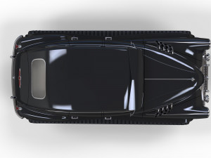 Tracked car 3D-Modell