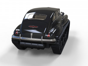 Tracked car 3D-Modell