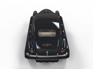 Tracked car 3D-Modell