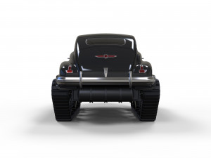 Tracked car 3D-Modell