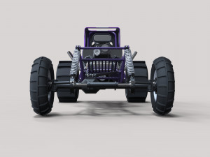 Mud dragster hot rod 3D Модель