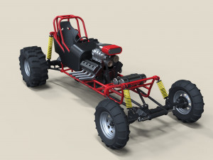 Mud dragster 3D 模型