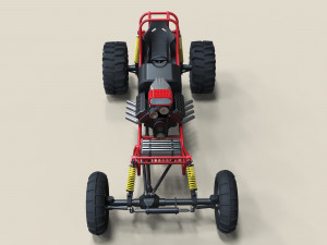 Mud dragster 3D 模型