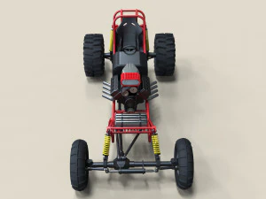 Mud dragster 3D Model