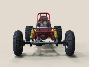Mud dragster 3D Model