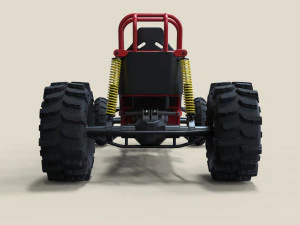 Mud dragster 3D Model