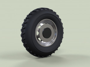 Front wheel for dune buggy 2 Modello 3D
