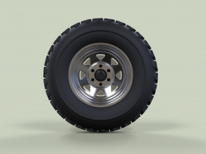 Front wheel for dune buggy 2 Modello 3D