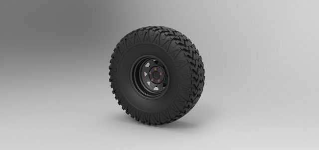 Offroad wheel 29 3D 模型 .c4d .max .obj .3ds .fbx .stl .blend