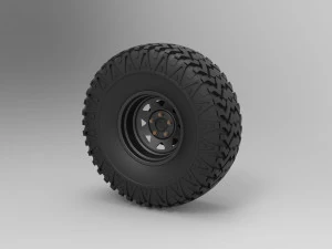 Ruota fuoristrada 29 Modello 3D