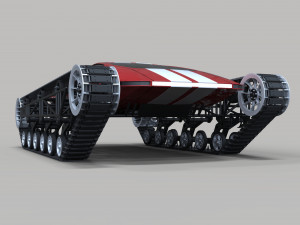 Concept tracked sport car 3D 모델