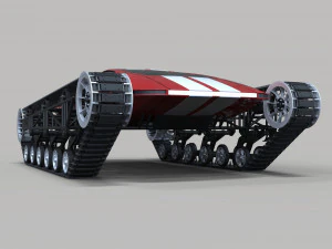 Konsept paletli spor araba 3D Model