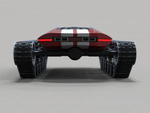 Konsept paletli spor araba 3D Model