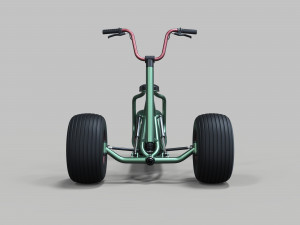 Electric trike scooter concept 3D Модель