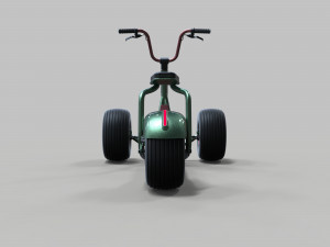 Electric trike scooter concept 3D Модель