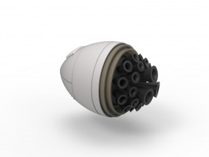 Fantasy rocket engine 3D-printmodel