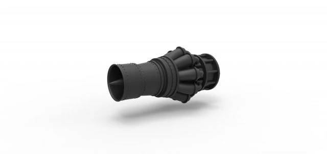 Jet engine 3D Print Model .c4d .max .obj .3ds .fbx .stl .blend