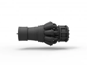 Jet engine 3D Print Model